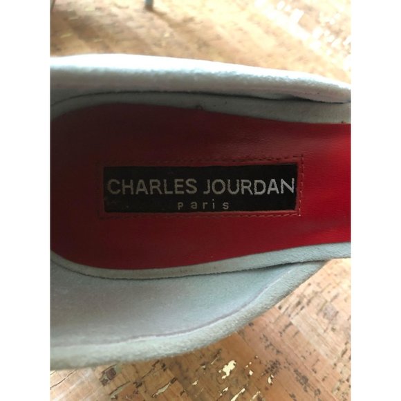 Charles Jourdan Paris Blue/Red High Heels Womens size 8 $52 obo - Picture 6 of 6